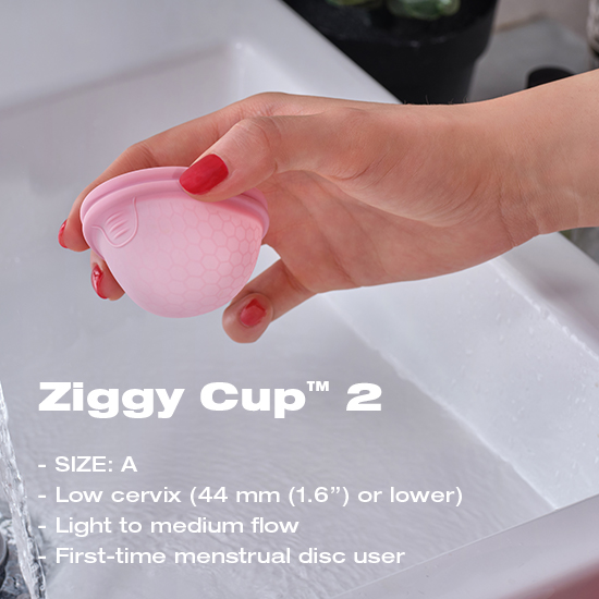 INTIMINA Ziggy Cup™ 2 Reusable Menstrual Disc